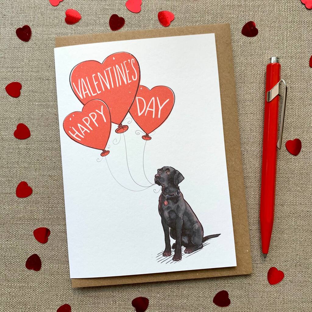 Personalised Dog Happy Valentine S Day Card