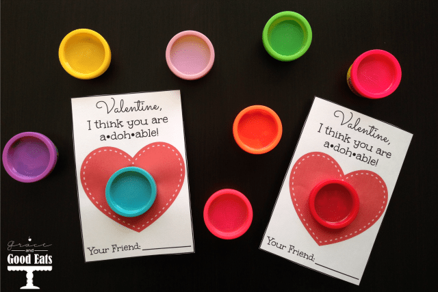 Play Doh Valentine Free Printable Grace And Good Eats