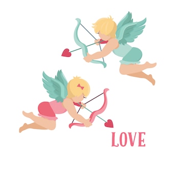 Premium Vector Valentine S Day Cupids