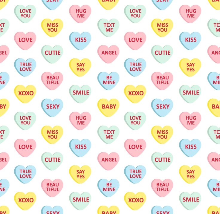 Printable Candy Heart Phrases