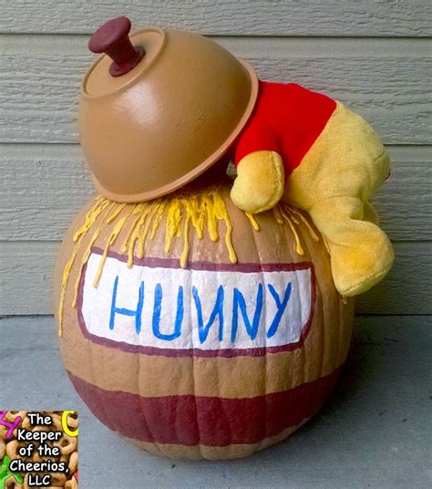 Pumpkin Contest Idea Winnie The Pooh Disney Pumpkin Creative Pumpkin Decorating Pumpkin