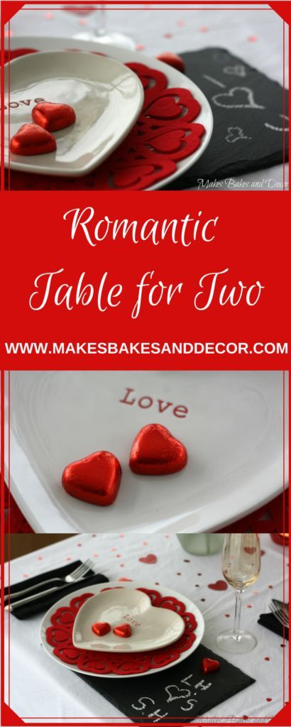 Romantic Table For Two Makes Bakes And Decor