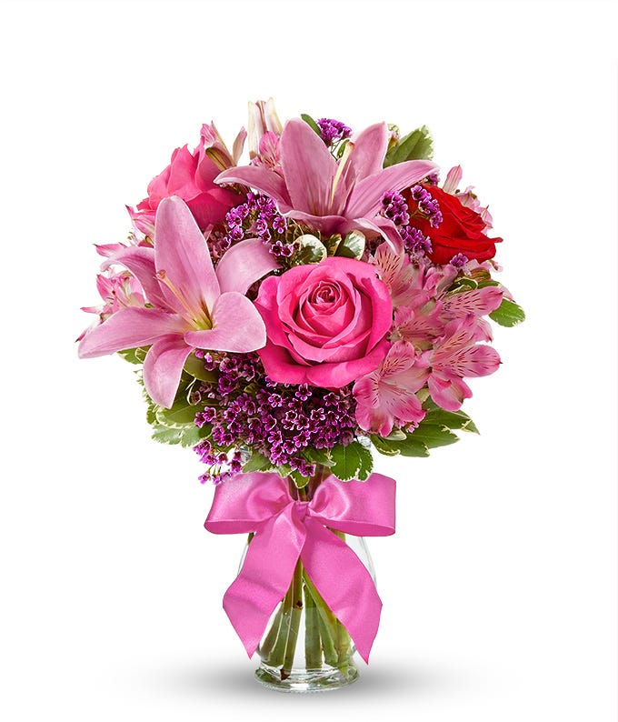 Rose Amp Lily Celebration At From You Flowers