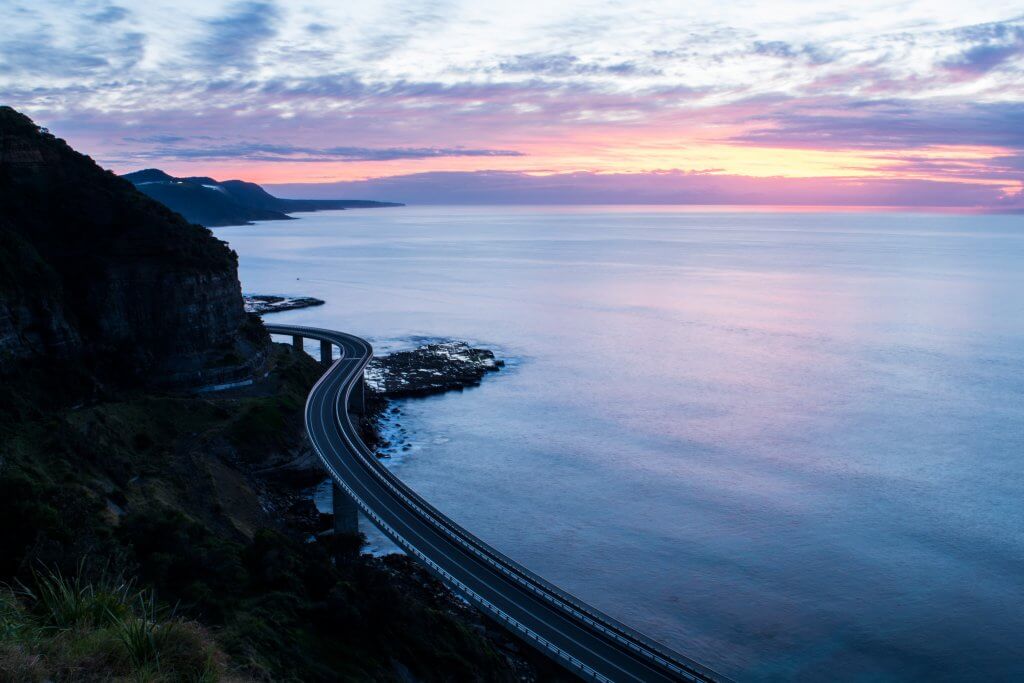 Sea Cliff Bridge Lookout View From The Top Pioneer Walks