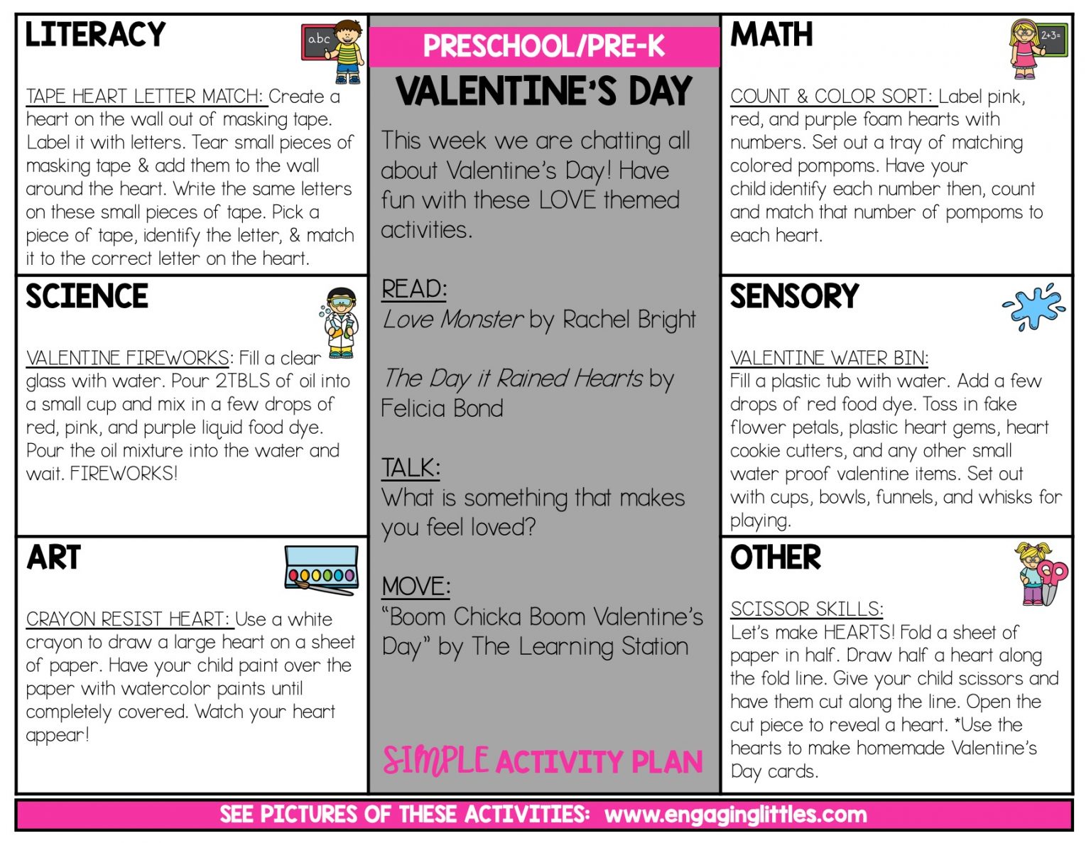 Simple Valentine S Day Activities For Preschool And Pre K Engaging