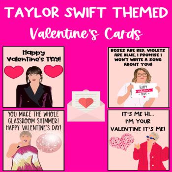 Taylor Swift Valentine S Cards By Fantasticfourteachers Tpt