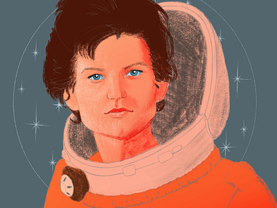 Valentina Tereshkova Illustration