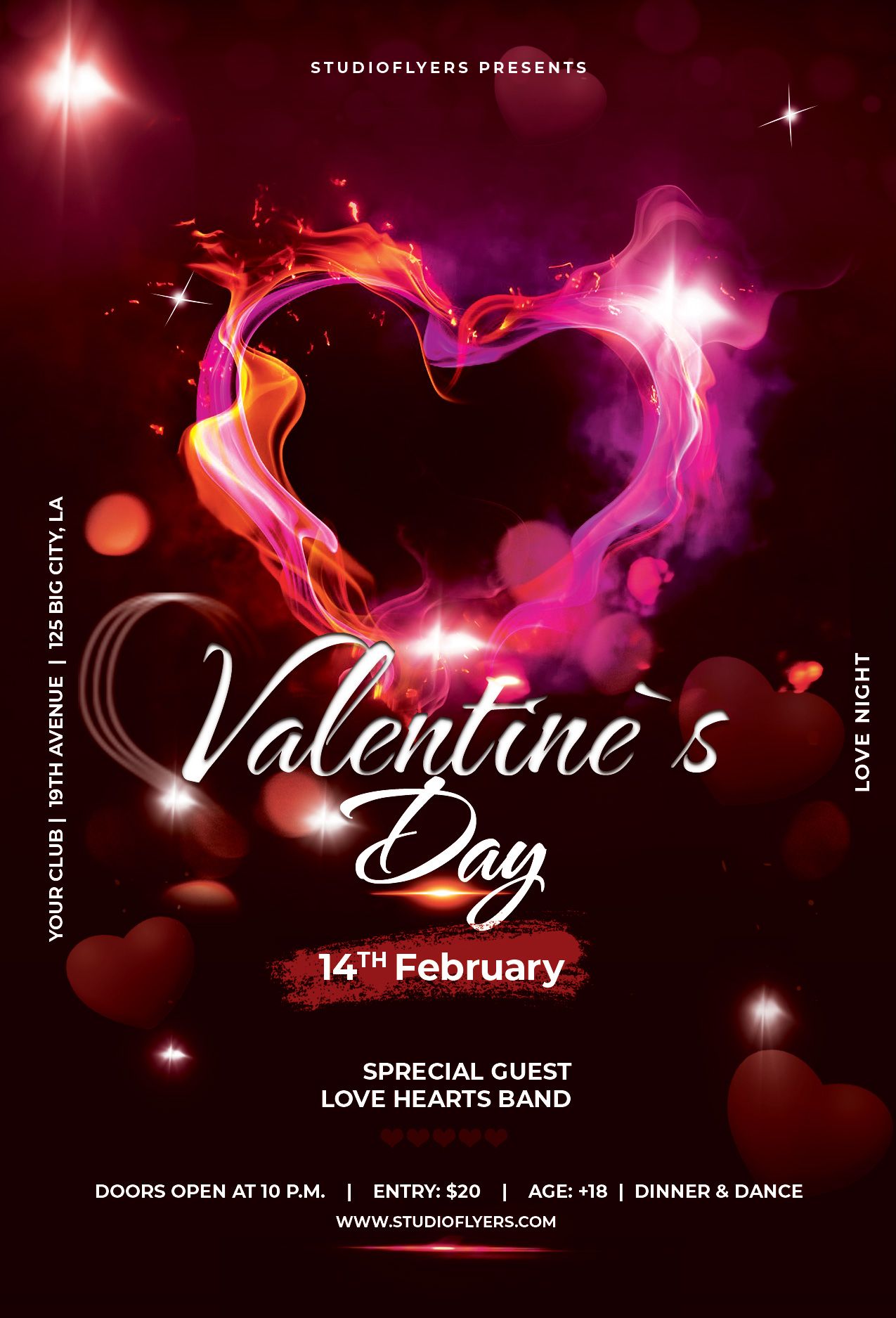 Valentine Day Flyer Template Postermywall