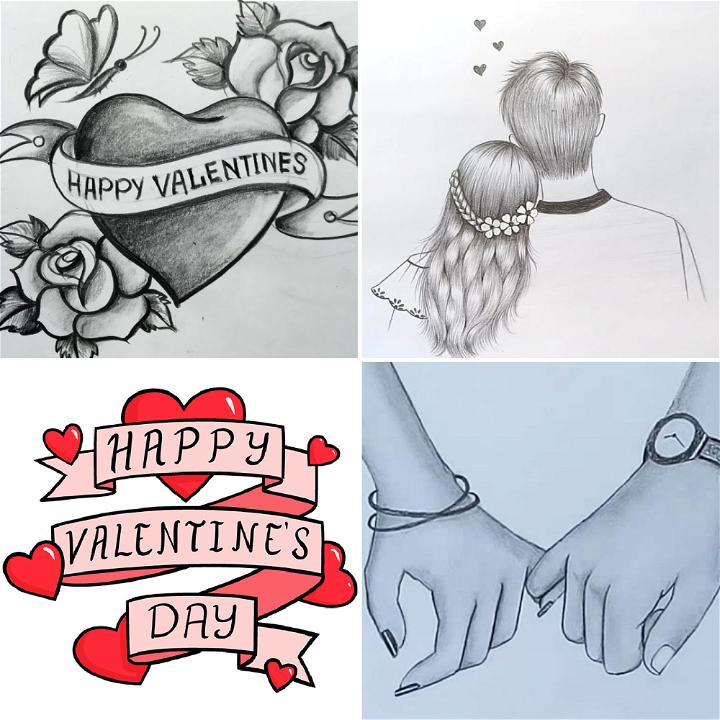 Valentine Drawing Ideas