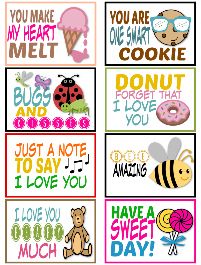 Valentine Jokes For Kids Printable Lunchbox Love Notes Instant