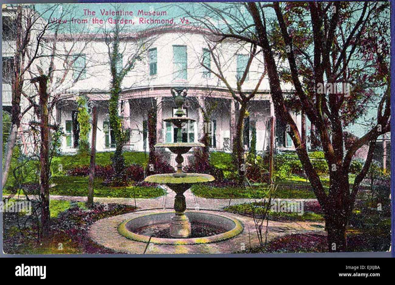 Valentine Museum View From The Garden Richmond Va Stock Photo Alamy