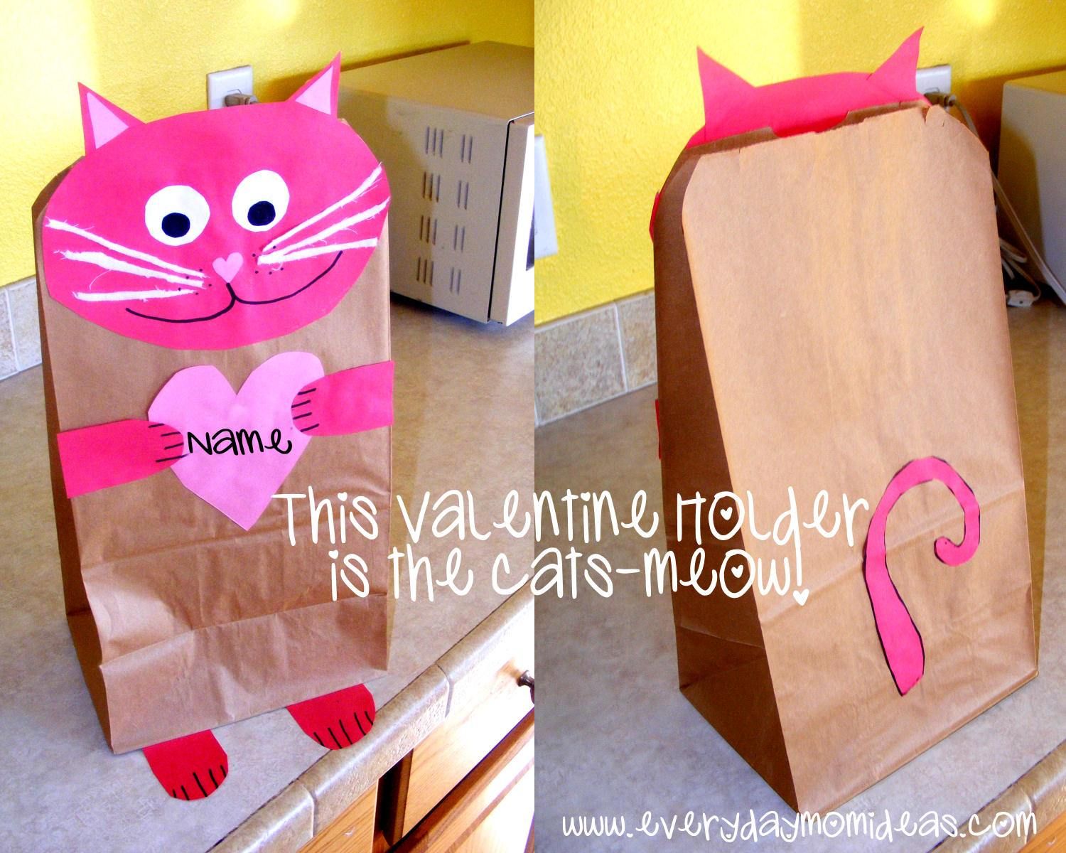 Valentine S Day Crafting Cute Bags Valentines Card Holder