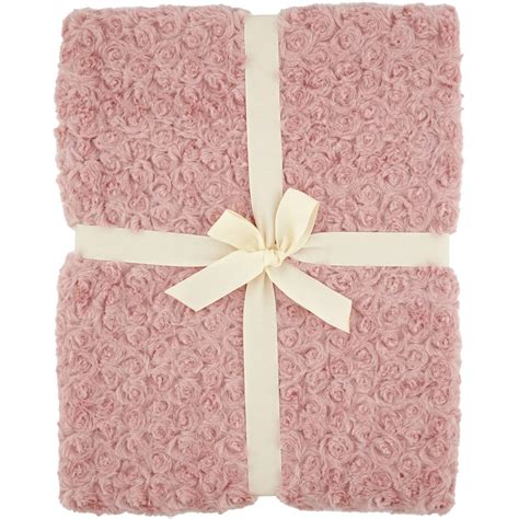 Valentine S Day Fleece Throw Pink Each Woolworths