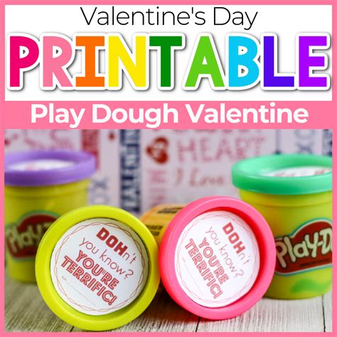 Valentine S Day Play Doh Cards Free Printable For Kids Valentine Gifts For Kids Printable