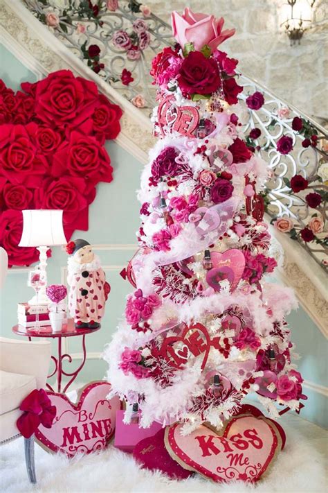 Valentine S Day Tree Diy Valentine S Day Decorations Valentine Tree