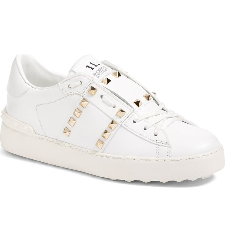 Valentino Garavani Metallic Rockstud Sneaker