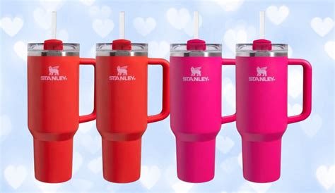 What Colors Are Available For Valentines Stanley Tumblers?