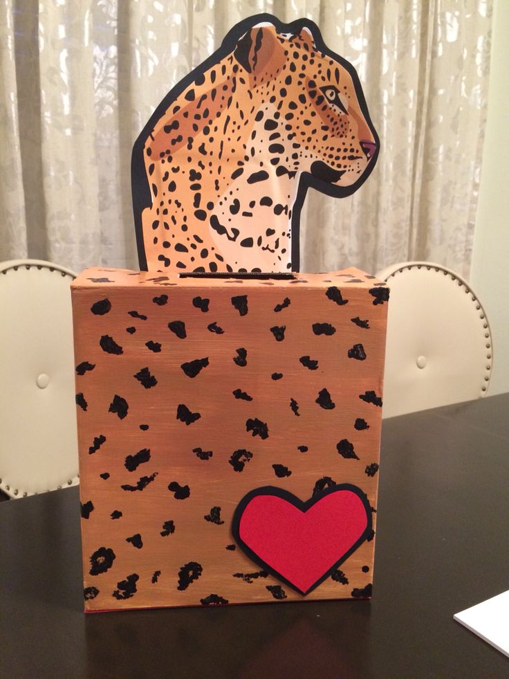 What Supplies Are Needed For A Cheetah Valentine Box?