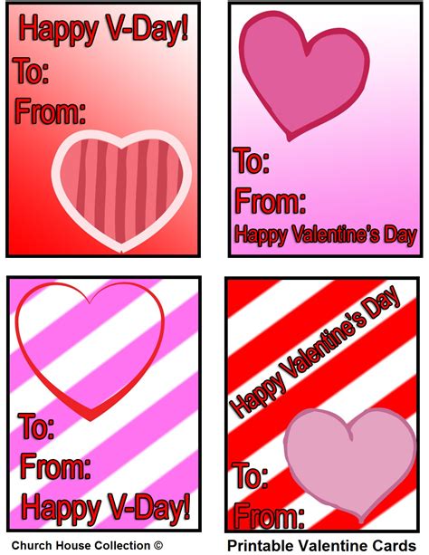 Which Designs Work Best For Printable Valentine’s Cards?