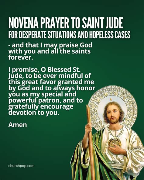 Who Prays To Saint Jude For Desperate Causes?